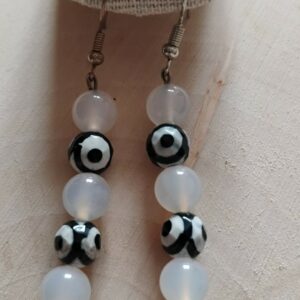 Agate Boucle D'oreille