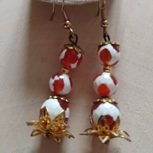Agate boucles d'oreilles