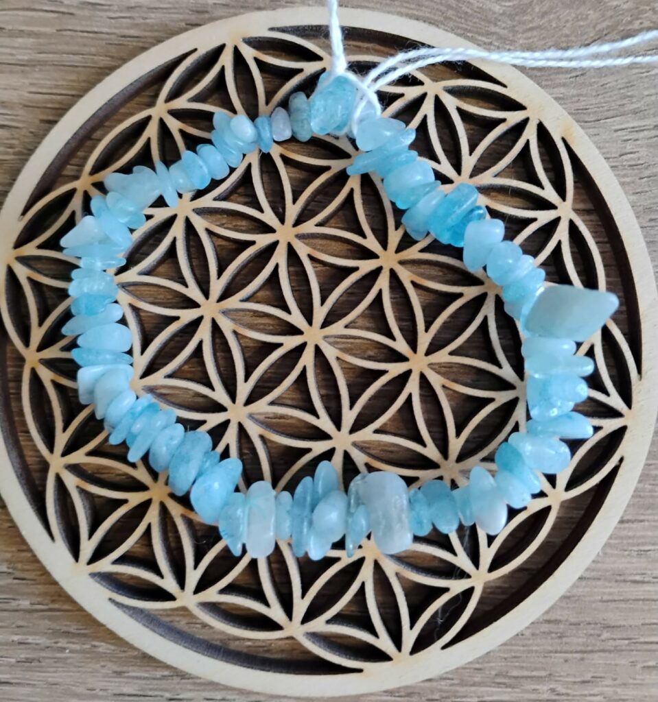 Aigue marine Bracelet Chips