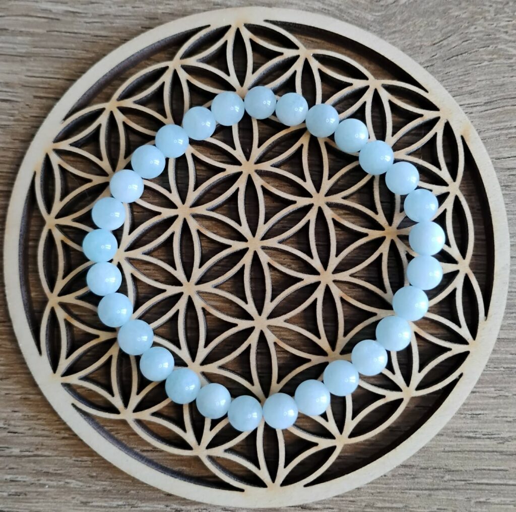 Aigue Marine Bracelet 6Mm