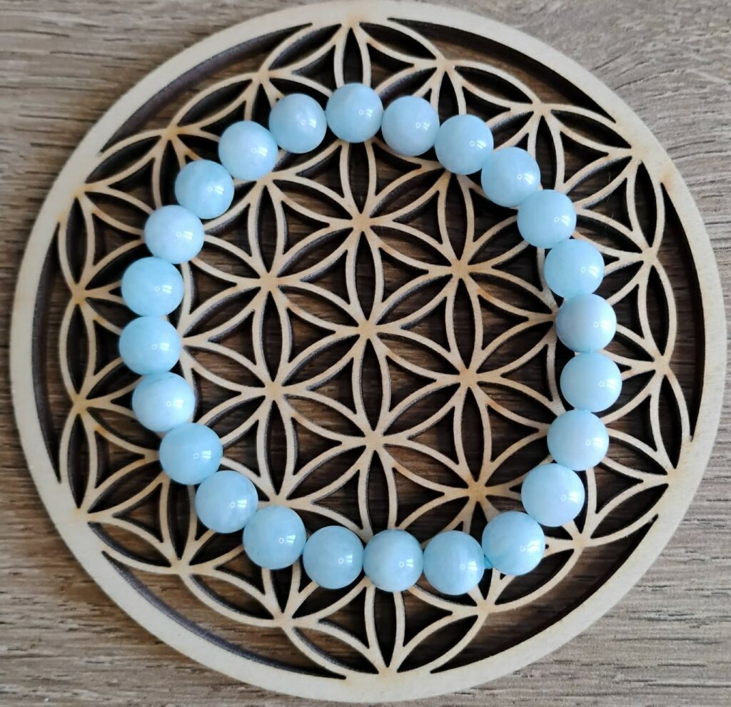 Aigue Marine Bracelet 8Mm