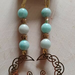 Amazonite Boucle d'oreille