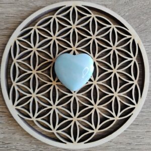 Amazonite Pendentif Coeur
