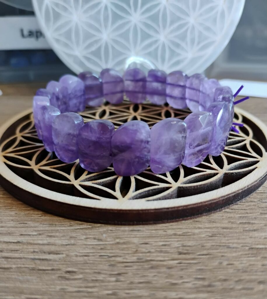 Améthyste Bracelet Facette
