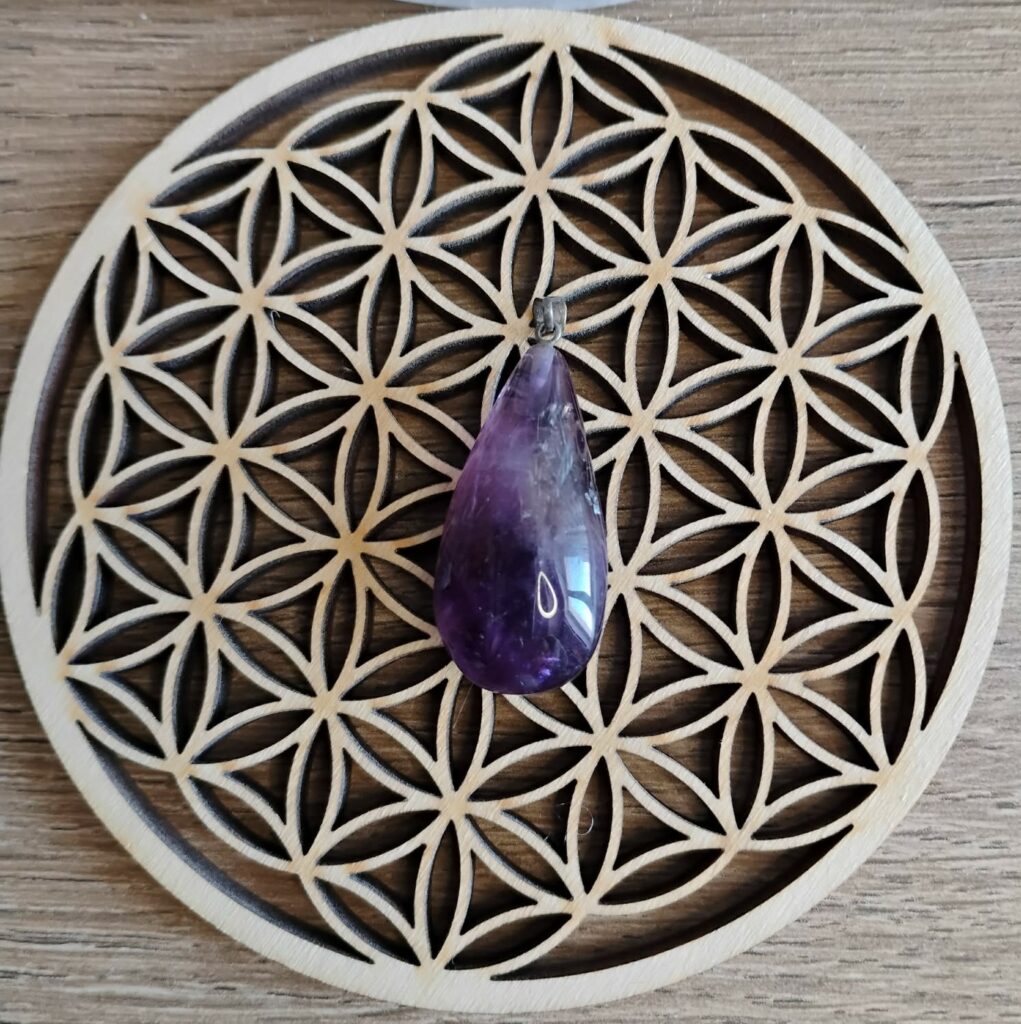 Améthyste Pendentif Goutte