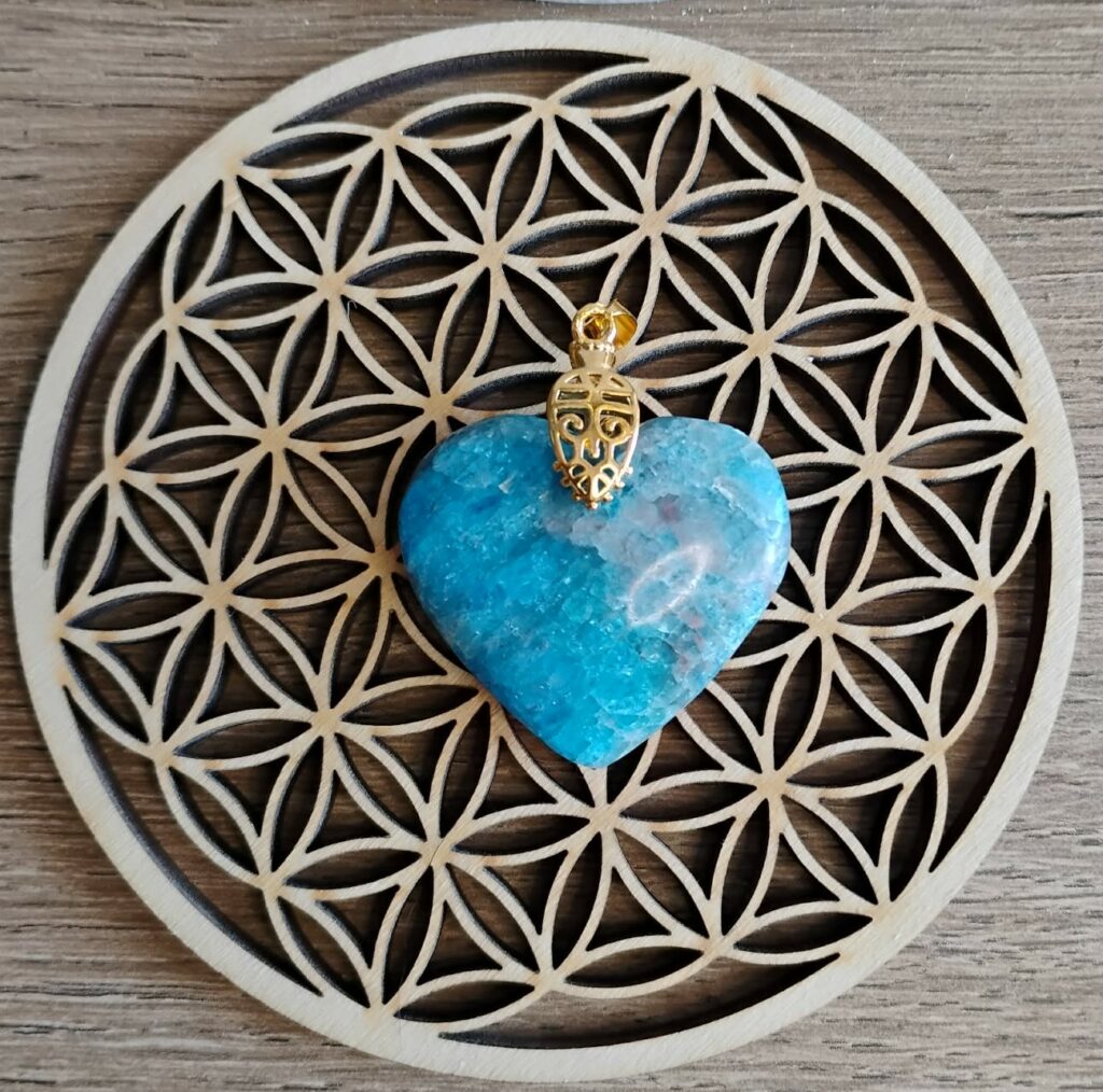 Apatite Pendentif Coeur