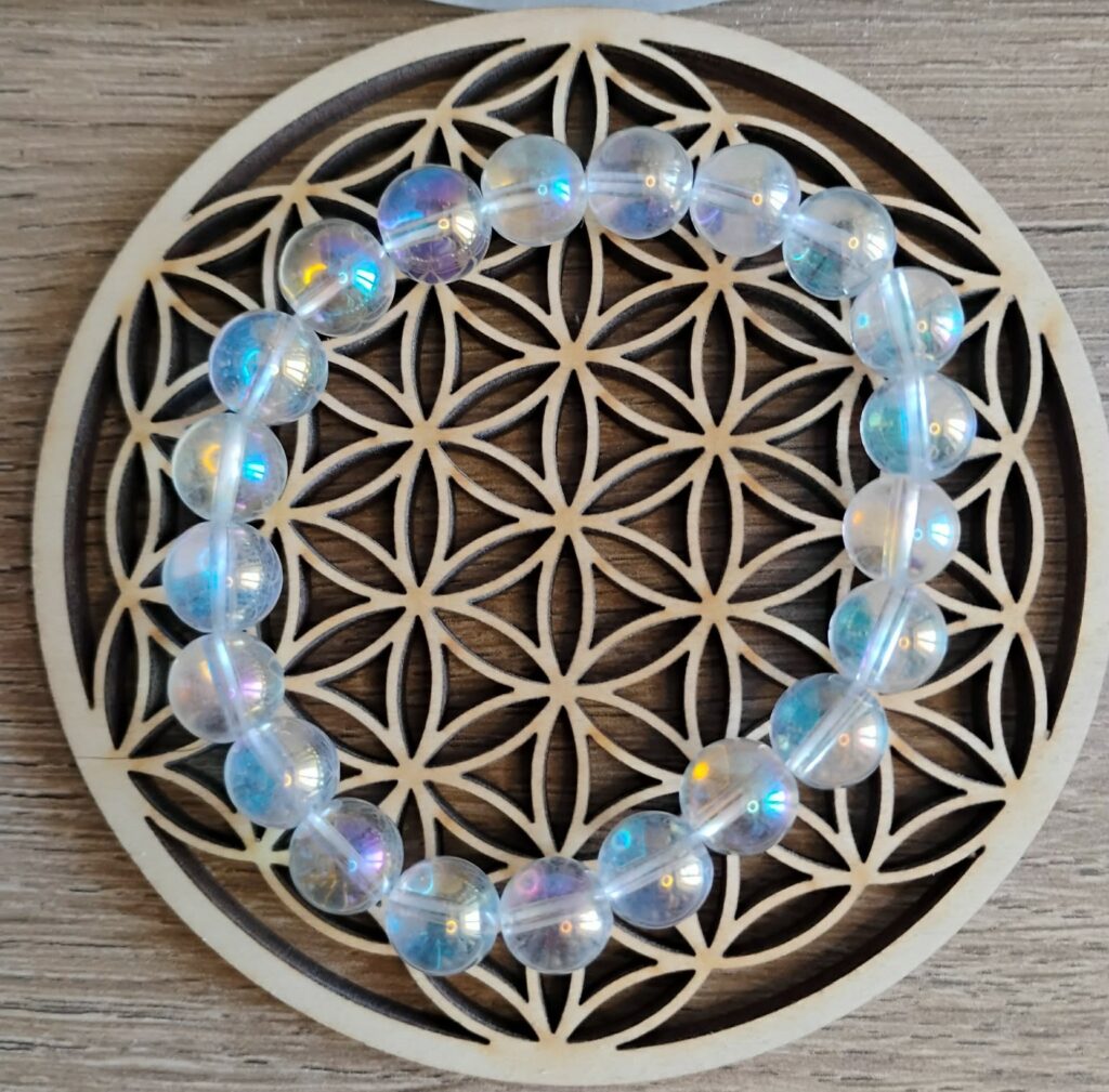 Aqua Aura bracelet 10Mm