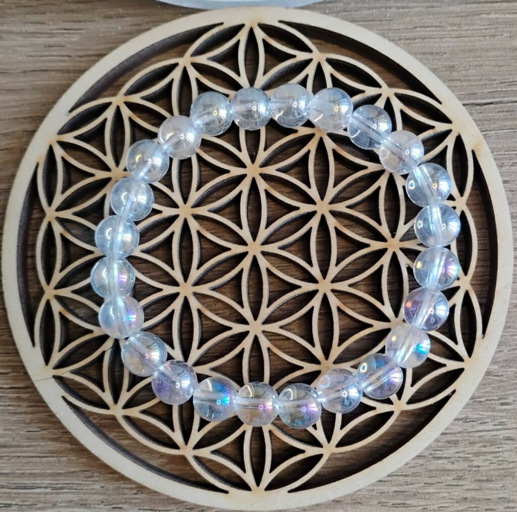 Aqua Aura Bracelet 8Mm