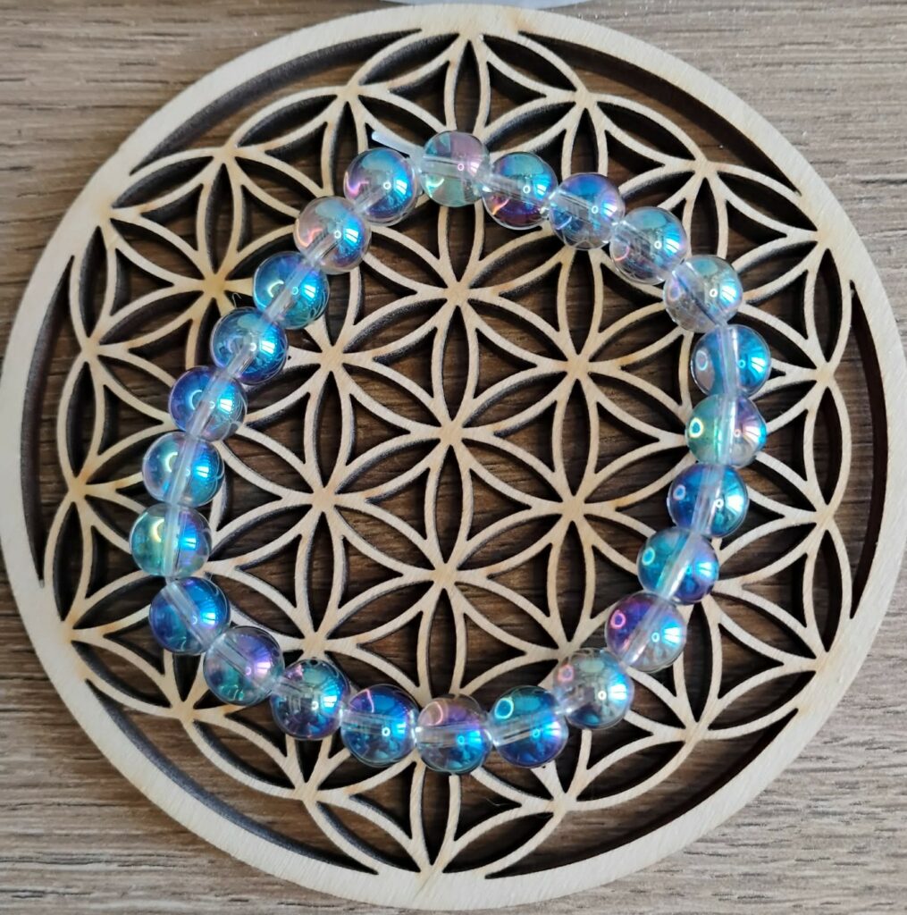Aqua Aura Bracelet 8Mm