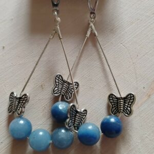 Aventurine Bleue Boucle d'Oreille