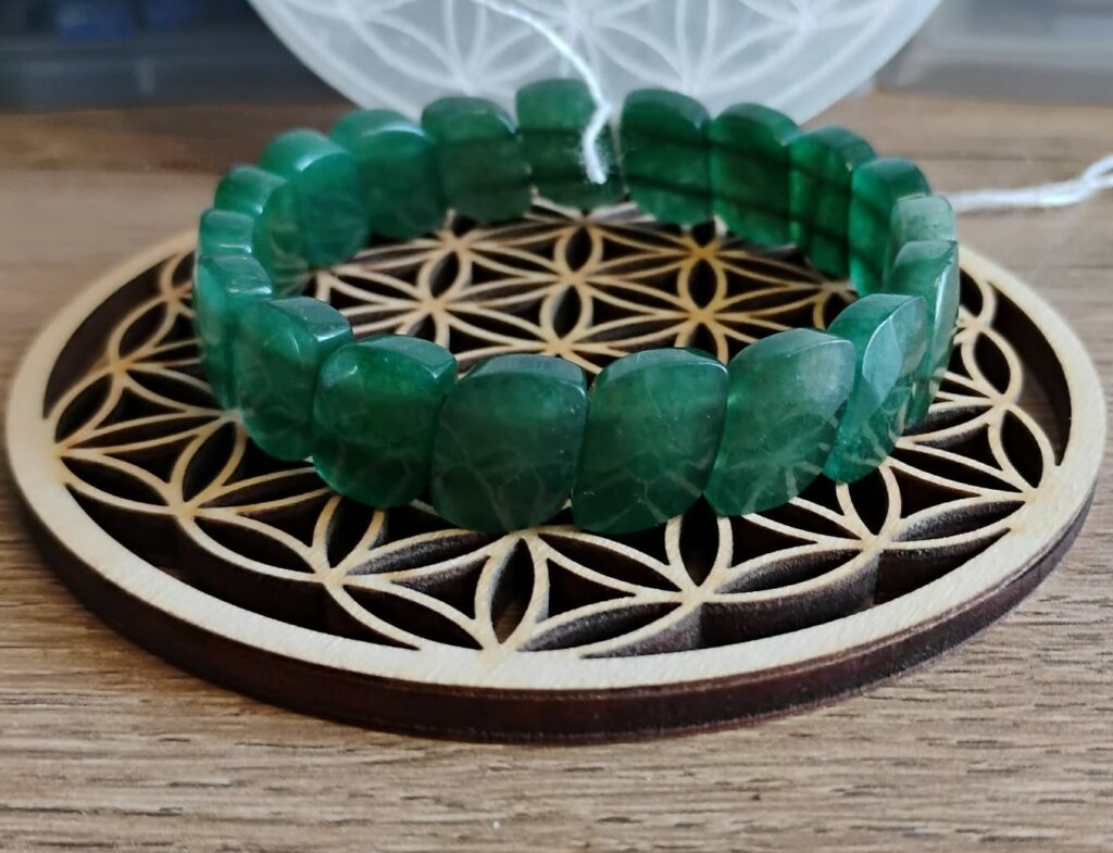 Aventurine Verte Bracelet Facette