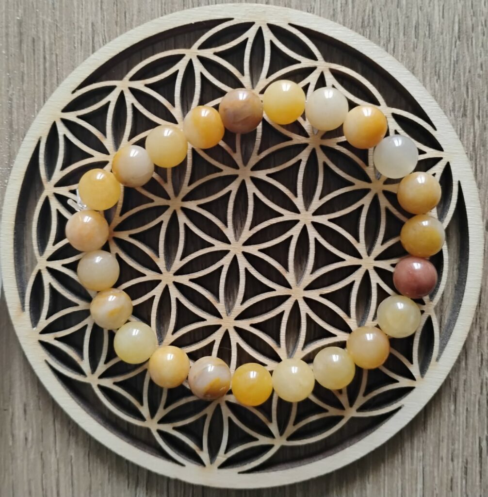 Aventurine Jaune Bracelet 8Mm
