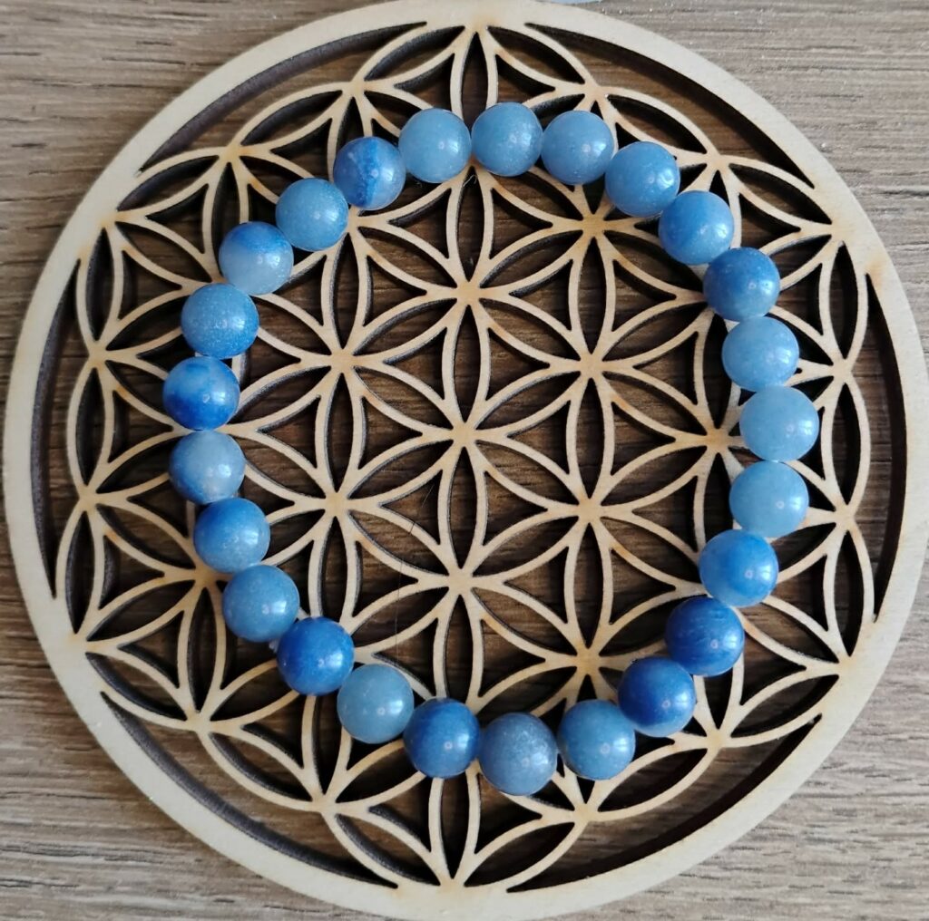 Aventurine Bleue Bracelet 8Mm
