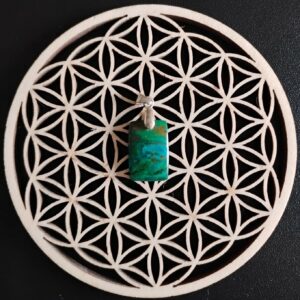 Azurite Chrysocolle Pendentif 12€