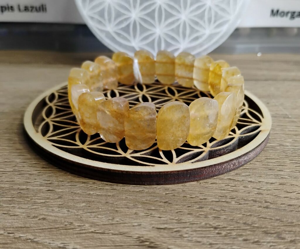 Citrine Bracelet Facette
