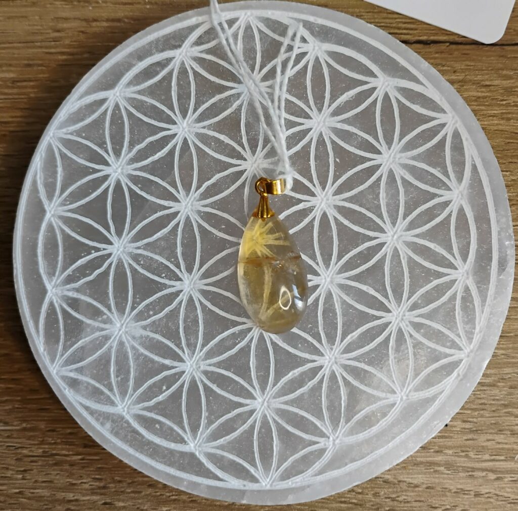 Citrine Pendentif Goutte