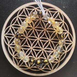 Collection Obsidus Citrine et Obsidienne