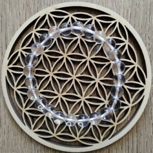 Cristal de Roche Bracelet 8Mm