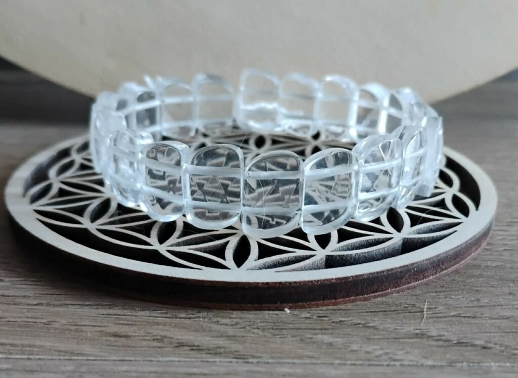 Cristal de Roche Bracelet Facette