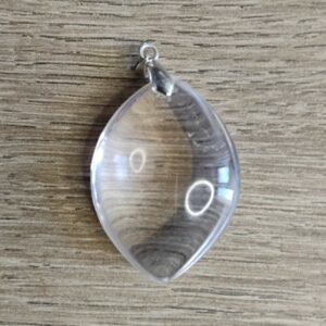 Cristal de Roche Pendentif Marquise