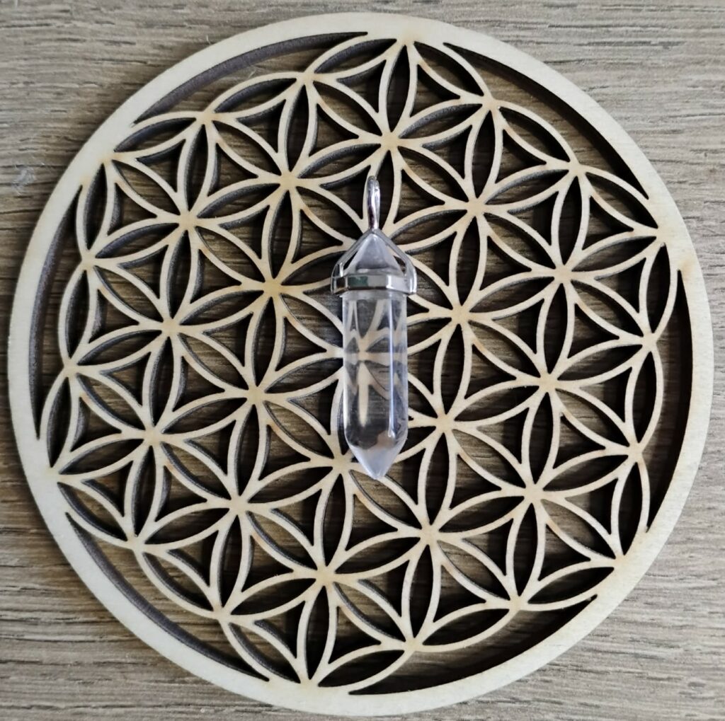 Cristal de Roche Pendentif Pointe