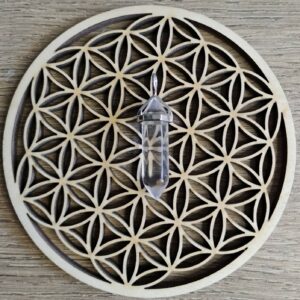 Cristal de Roche Pendentif Pointe