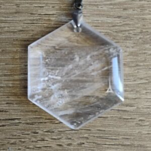 Cristal de Roche Pendentif Salomon