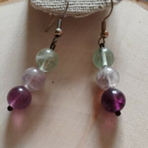 Fluorine Boucle d'Oreille