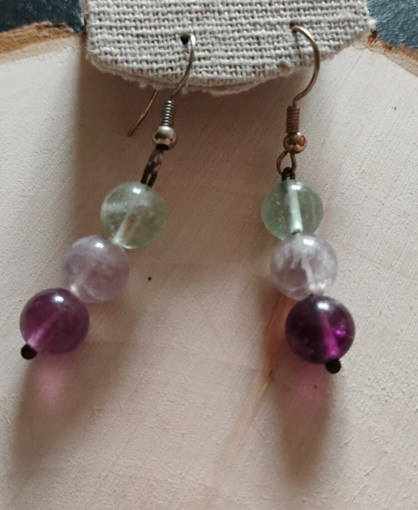 Fluorine Boucle d'Oreille
