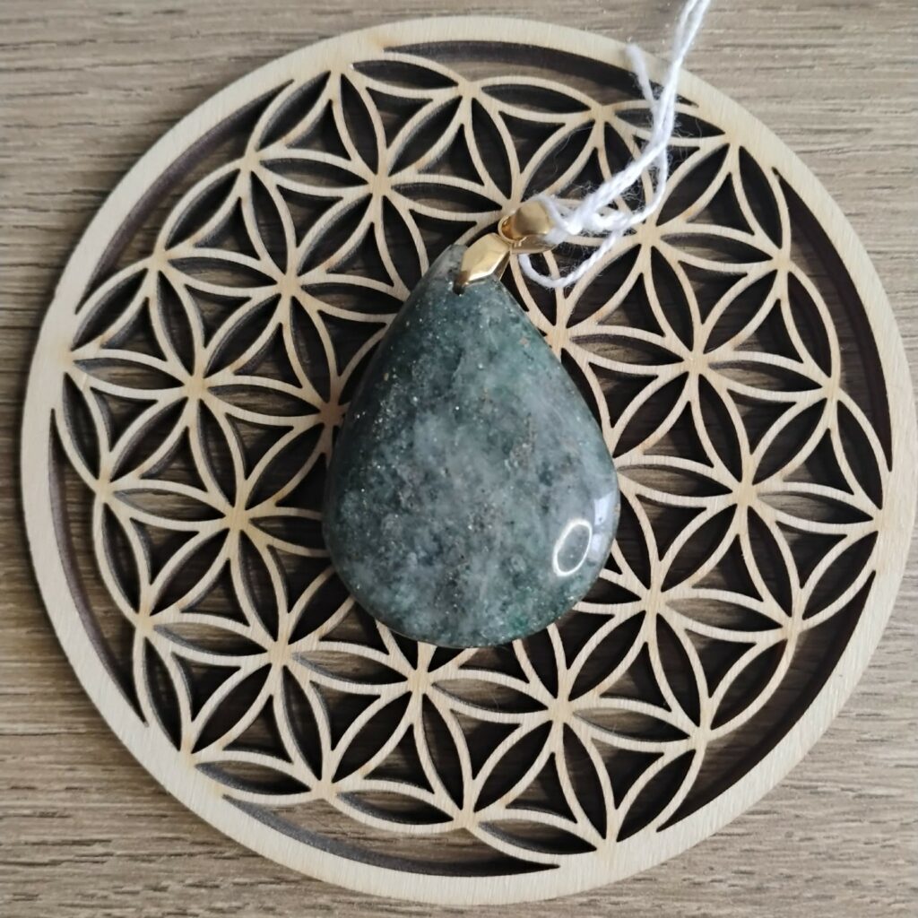Fuschite Pendentif Goutte