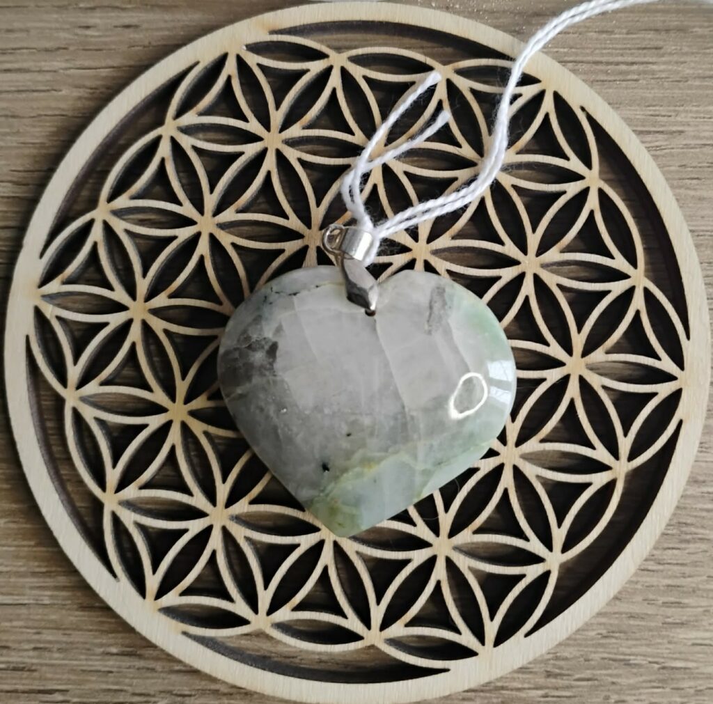 Garnièrite Pendentif Coeur