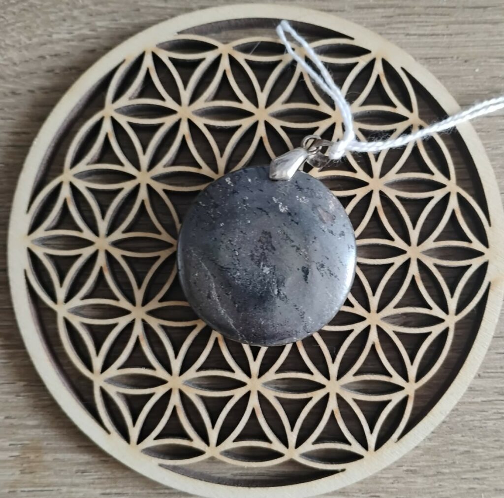 Hématite Pendentif Rond