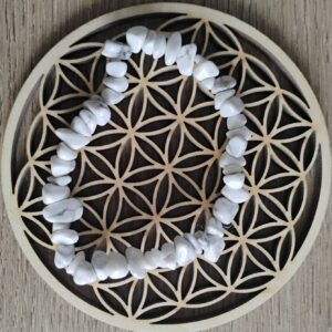 Howlite Bracelet Chips