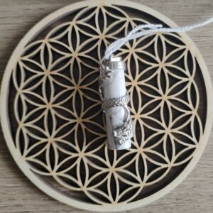 Howlite Pendentif Dragon