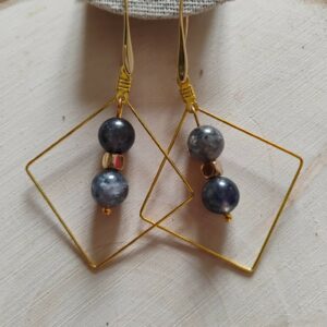 Iliolite Boucle d'Oreille