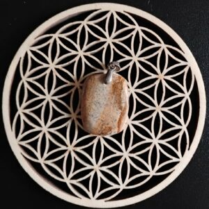 Jaspe Paysage Pendentif 15€