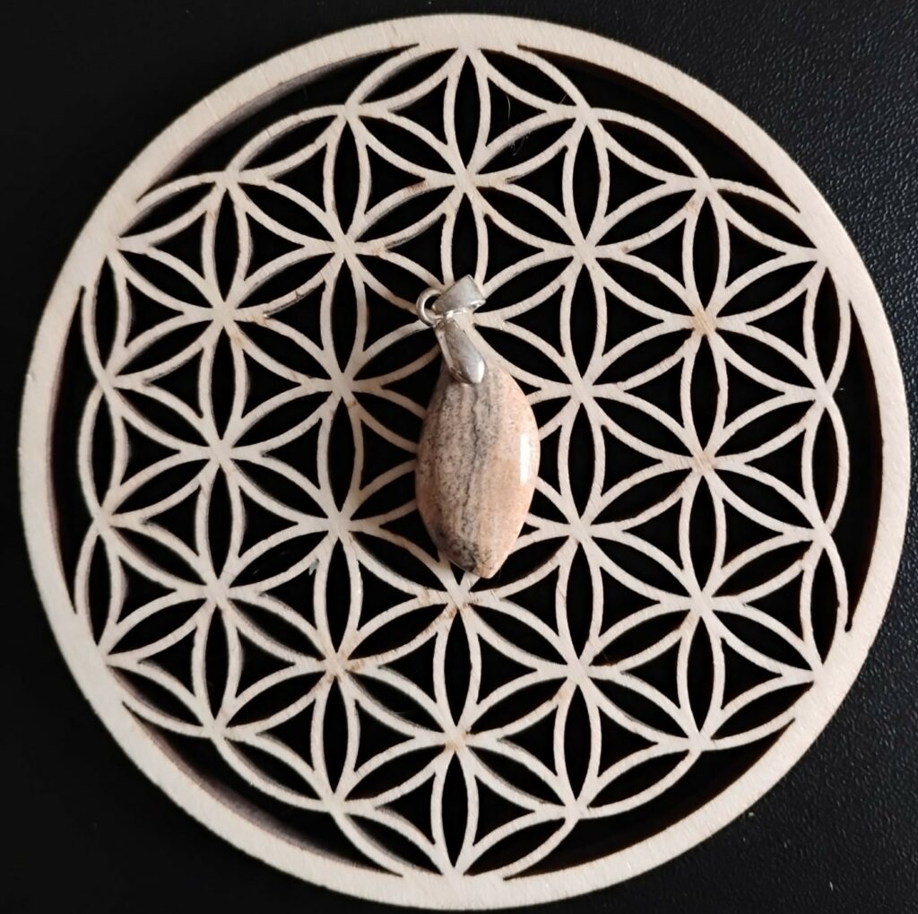 Jaspe Paysage Pendentif 8€