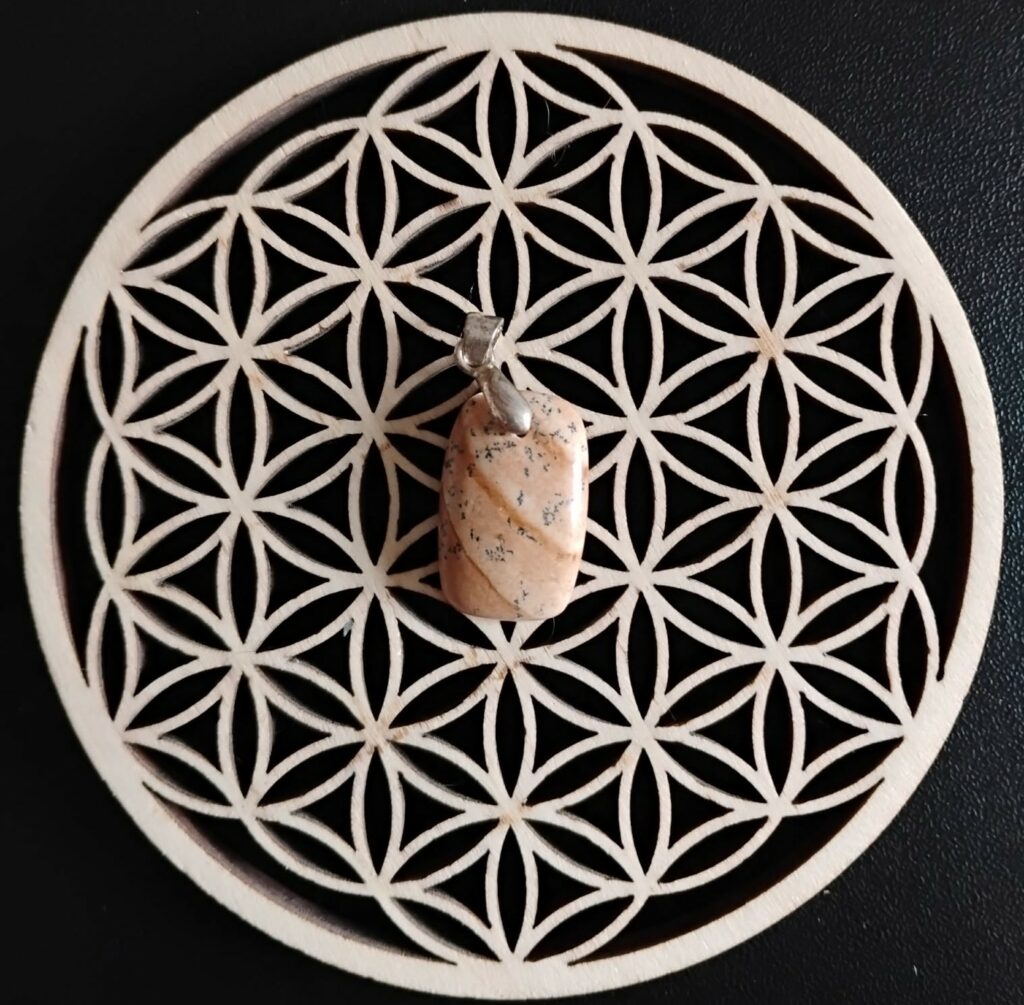 Jaspe Paysage Pendentif 8€