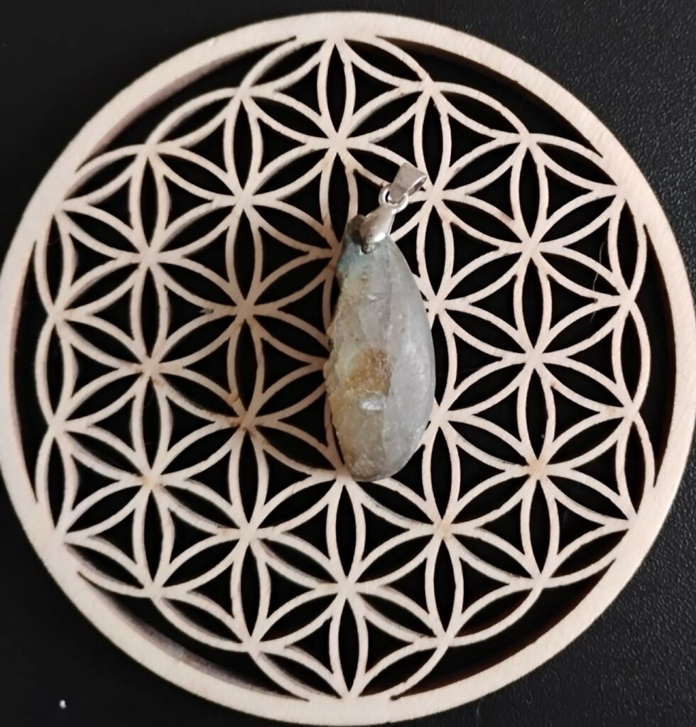 Labradorite Brute Pendentif 12€