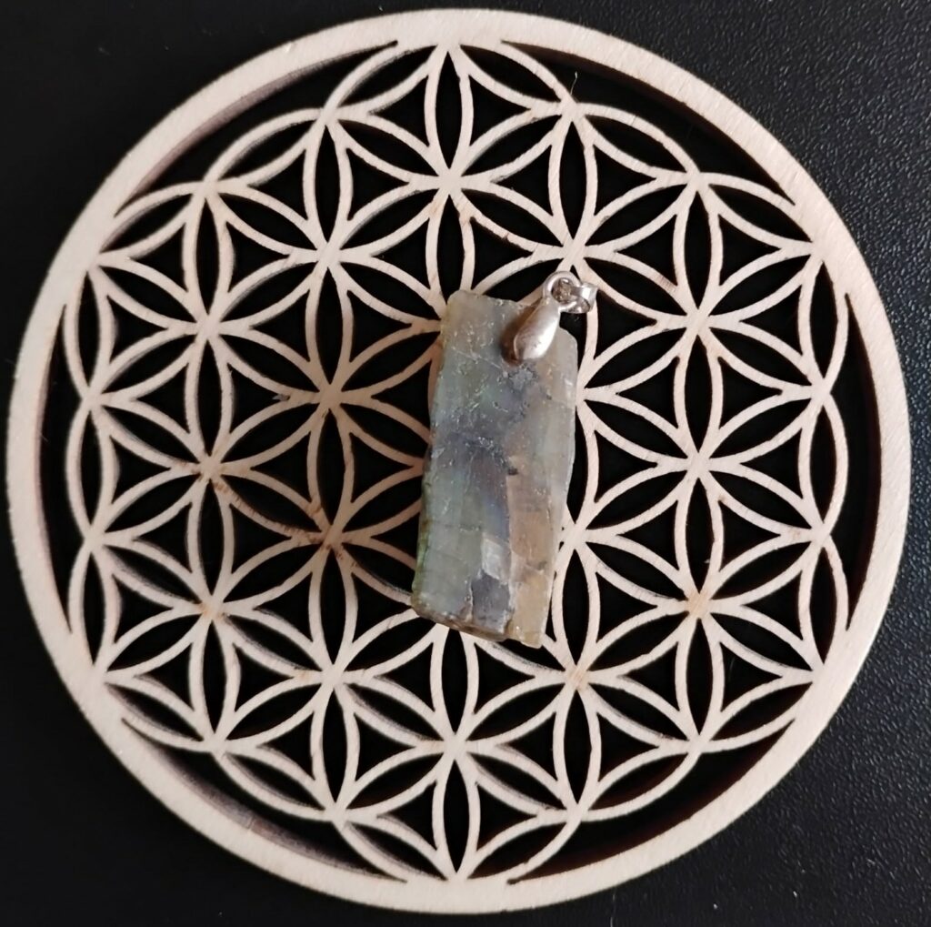 Labradorite Brute Pendentif 12€