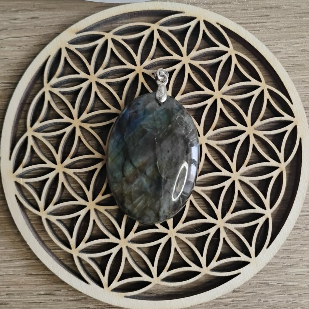 Labradorite Pendentif Ovale