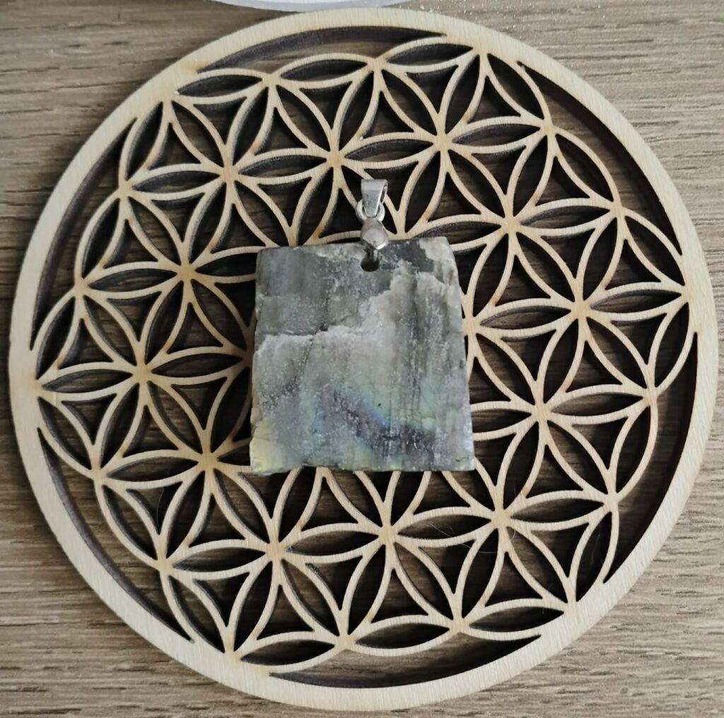 Labradorite Pendentif Brut