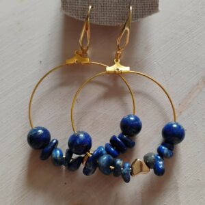 Lapis Lazuli Boucle d'Oreille