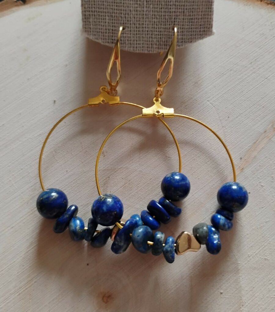Lapis Lazuli Boucle d'Oreille