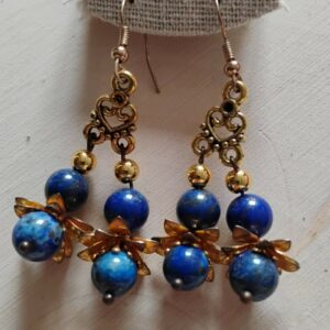 Lapis Lazuli Boucle d'Oreille