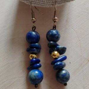 Lapis Lazuli Boucle d'Oreille