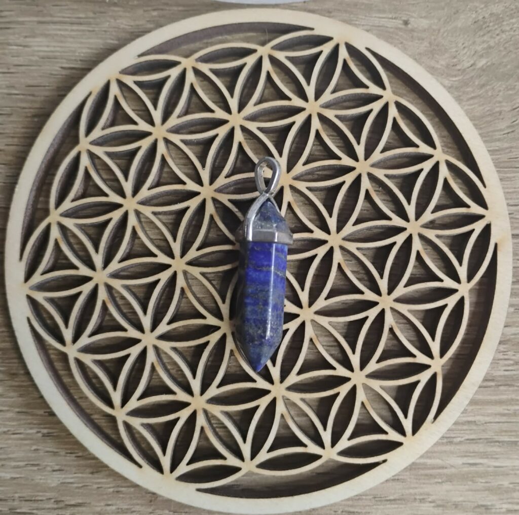 Lapis Lazuli Pendentif Pointe