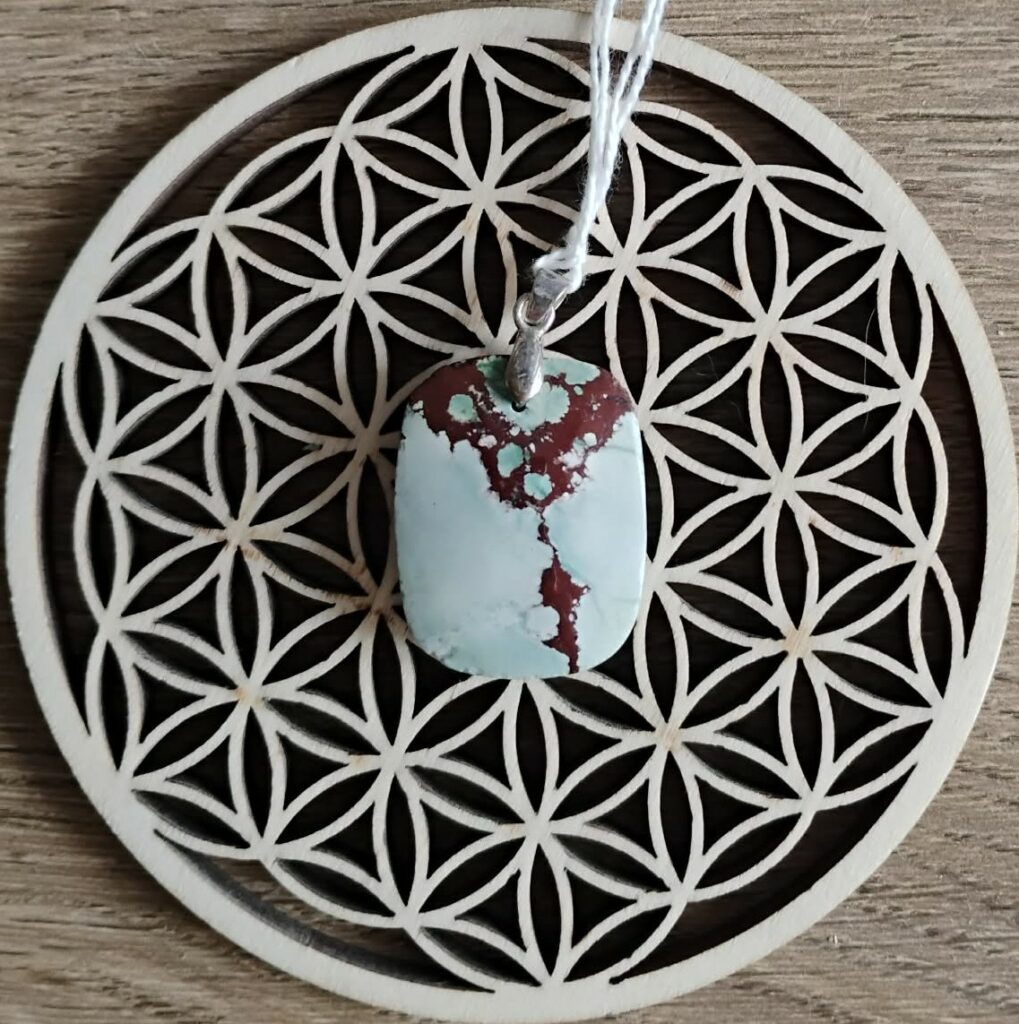 Magnésite Pendentif Ovale