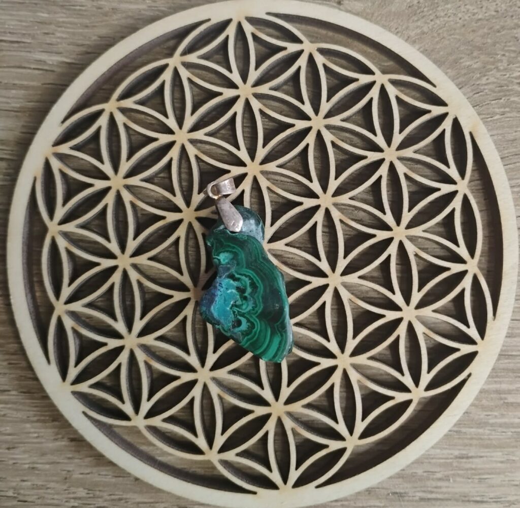 Malachite Pendentif Brut