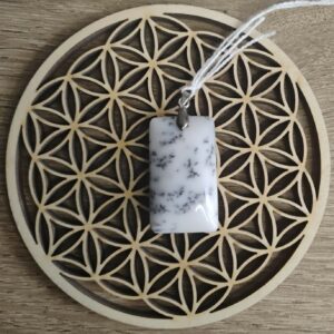 Merlinite Pendentif Rectangle